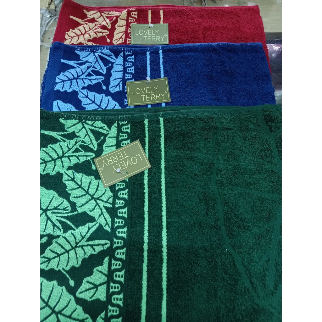 HANDUK DEWASA LOVELY TERRY BAGUS 70 X 140 CM