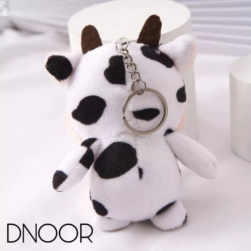 Boneka Sapi Lucu Gantungan Kunci Tas / Keychain Cow Doll