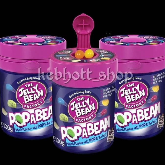 

The Jelly Bean Factory Popa Bean Candy 100 Gr Permen Jell Lunak