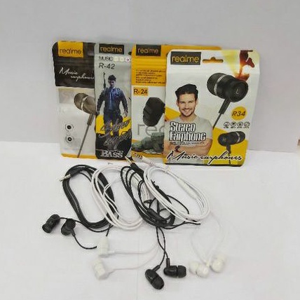 Headset Earphone Realme R-24 / R-31 /R-34 / R42 Stereo