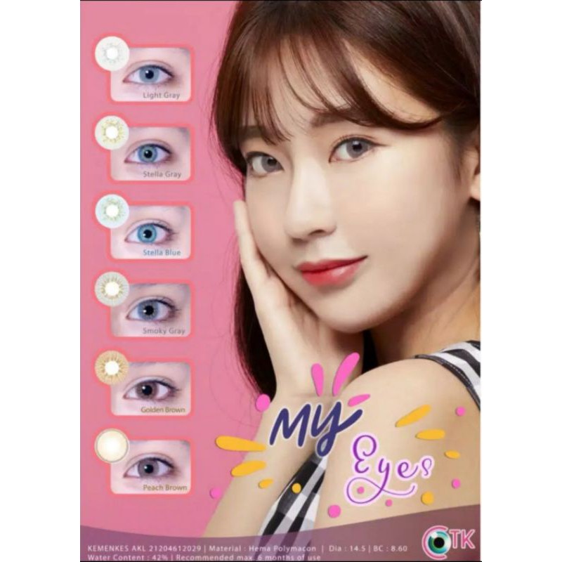 softlens MY EYES/soflens normal my eyes/MY EYES ORIGINAL PLANO