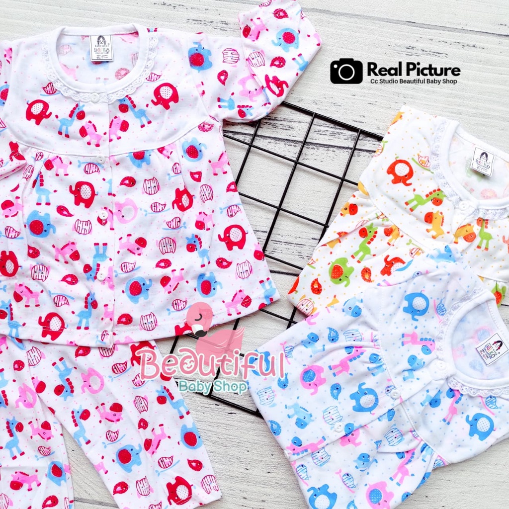 Setelan Piyama Baju Bayi Perempuan Usia 3-18 Bulan Motif Unicorn / Setelan Baju Tidur Bayi Perempuan / Baju Bayi Panjang Yeiko / Baby.ou