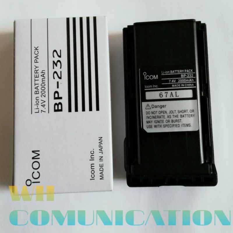 BATTREY HT ICOM BP-232 N