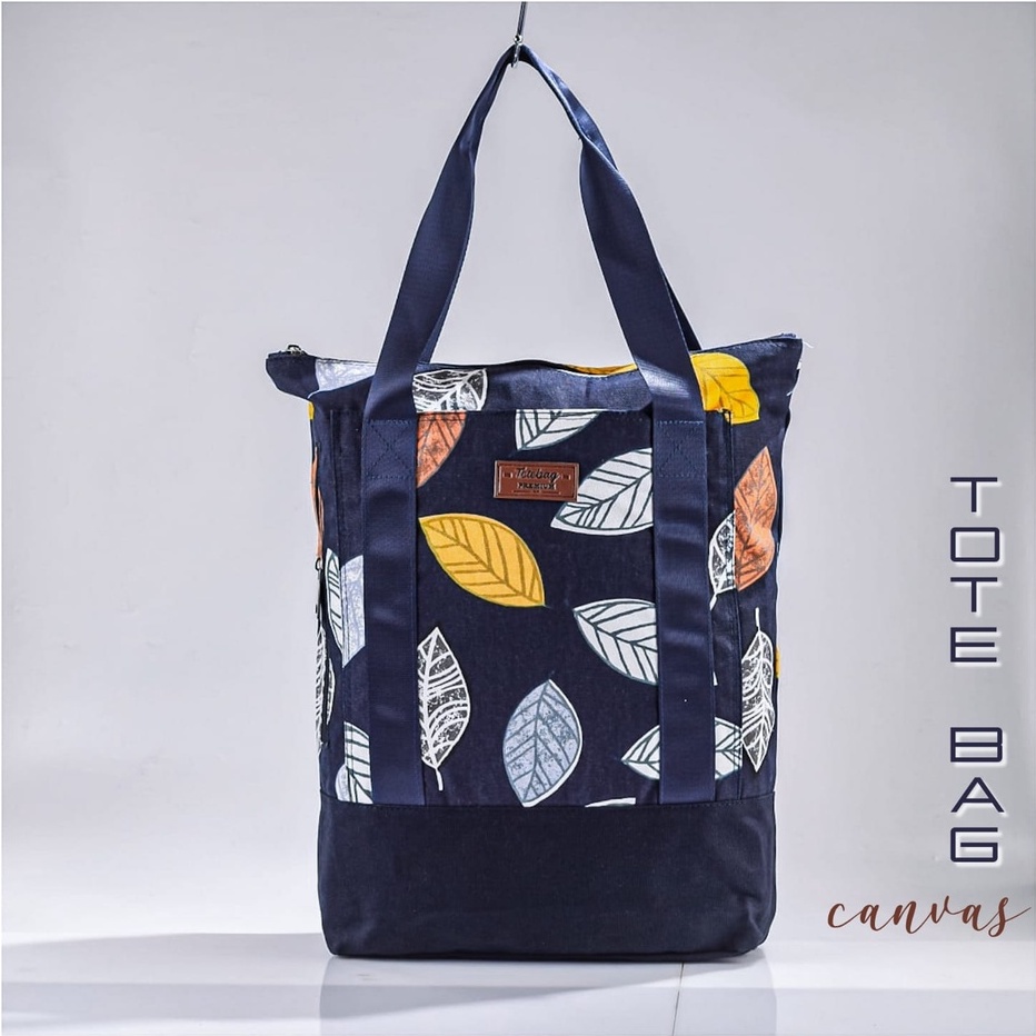 TOTE BAG WANITA BISA TENTENG/TAS LAPTOP JINJING WANITA 14 inch KULIAH &amp; KANTOR BISA CUSTOM SABLON