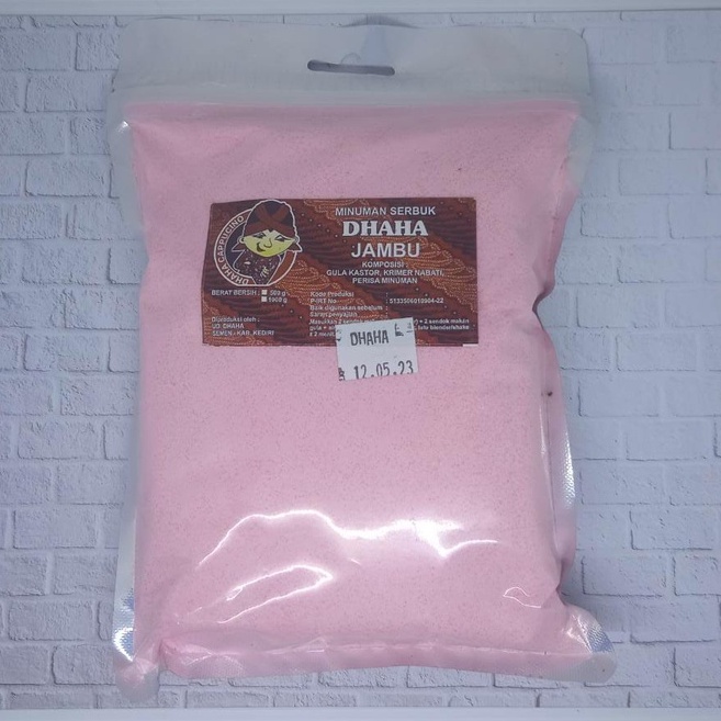 

PROMO !!! Bubuk minuman Rasa Jambu DHAHA 500 gr / DHAHA Powder drink/ bubuk minuman rasa 500 gr