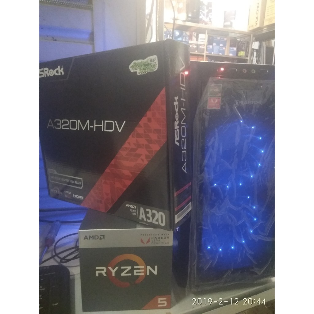 CPU GAMING AMD Ryzen 5 ssd 120Gb Hdd 1TB