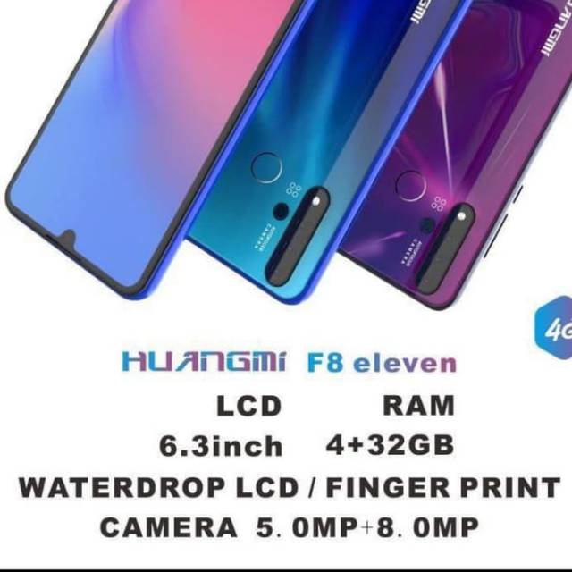 hp huangmi f8 ram 4gb rom 32gb baru garansi bkan xs 11 12 note 10 s10