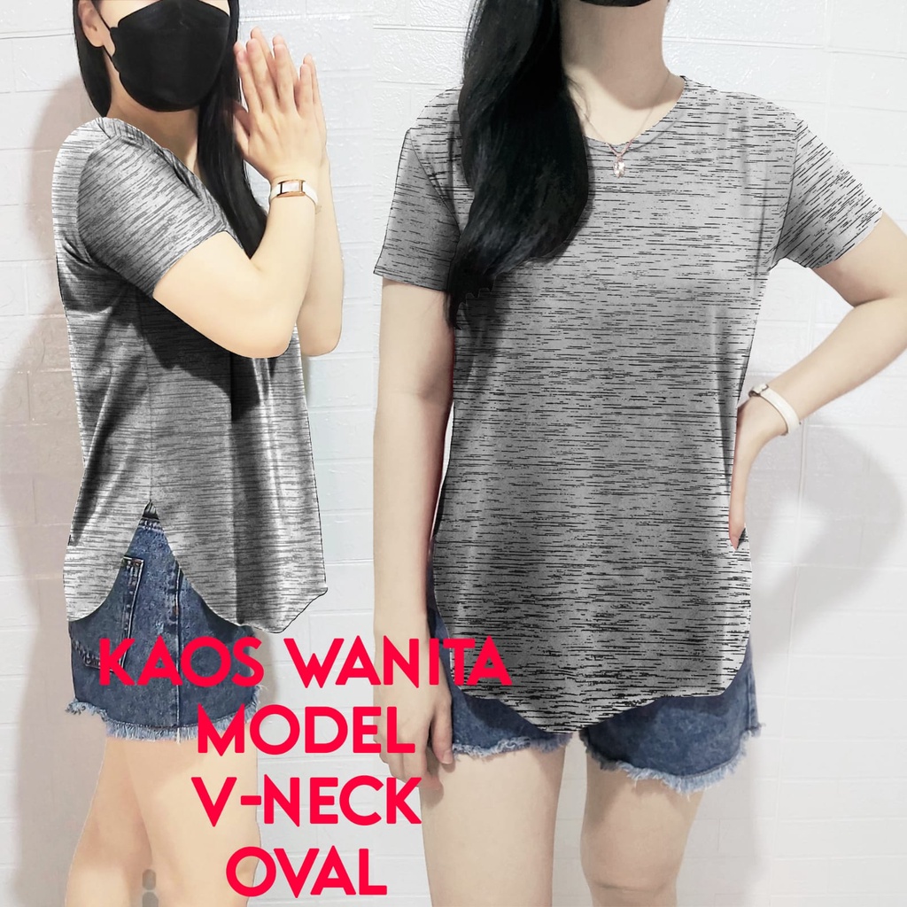 kaos polos twist wanita t shirt kaos wanita atasan polos