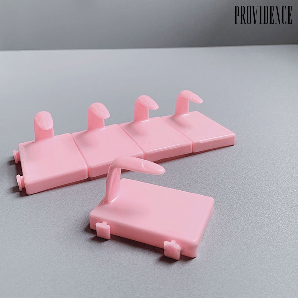 Providence 5pcs / Set Stand Holder Display Kuku Palsu Untuk Latihan Nail Art