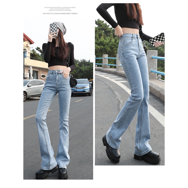 HIGHT WAIST STRETCH JEANS WANITA PREMIUM/CELANA JEANS PREMIUM CELANA CUTBRAY