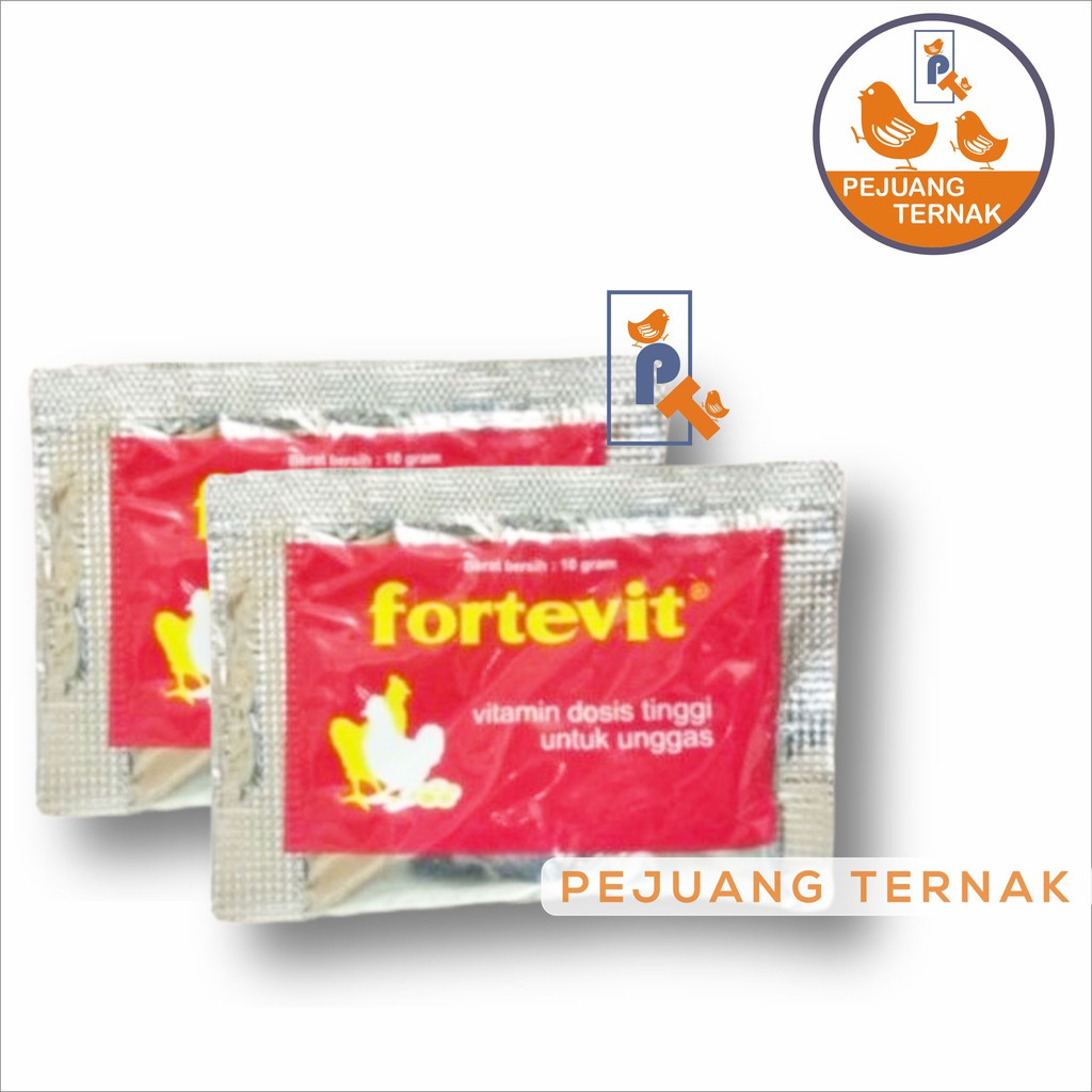 FORTEVIT VITAMIN AYAM DOSIS TINGGI 10 GR