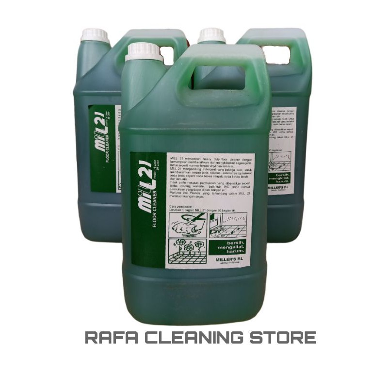 Floor Cleaner Pembersih Lantai 4 Liter (Mill 21) | Shopee Indonesia