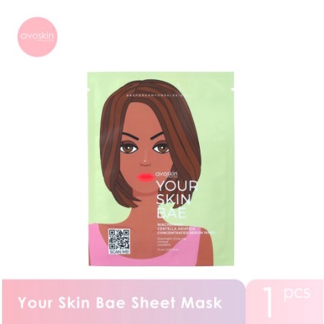 ★ BB ★ AVOSKIN Your Skin Bae Concentrated Serum Mask -  Sheet Mask - Tisue Masker - Masker Wajah - 1 Sheet