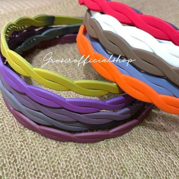 BANDO POLOS DOFF MATTE 1CM MOTIF KEPANG / BANDO POLOS IMPORT PREMIUM