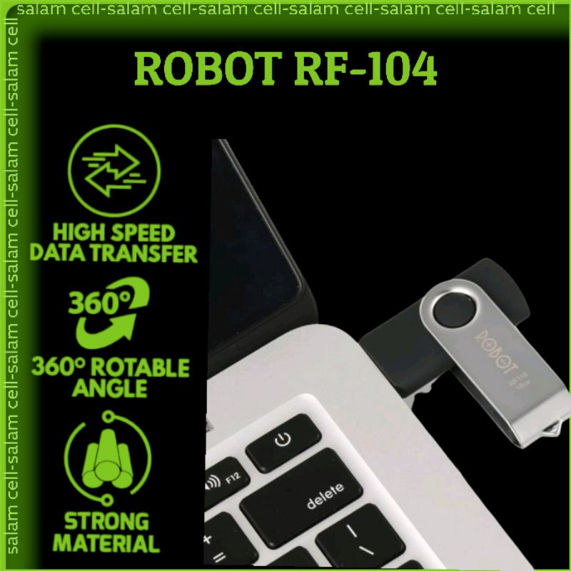 Flashdisk ROBOT RF104 4GB Flashdisk FlashDrive USB Drive Original Garansi