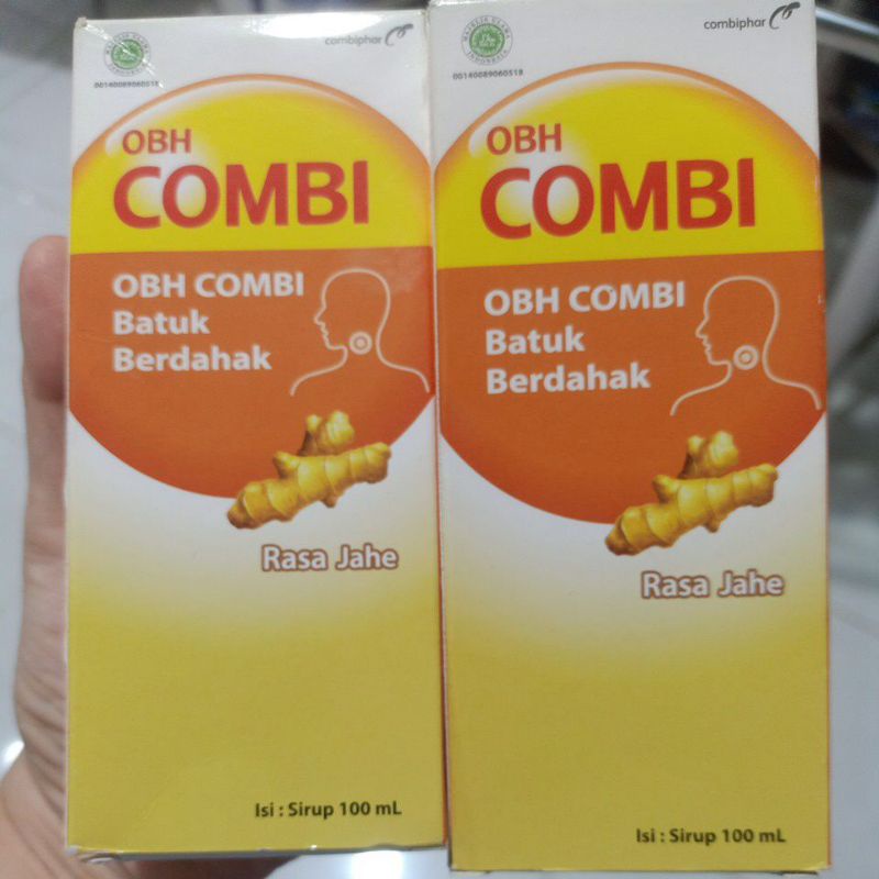 OBH COMBI 100CC OBAT BATUK HITAM RASA JAHE / asli / herbal / anak dan dewasa