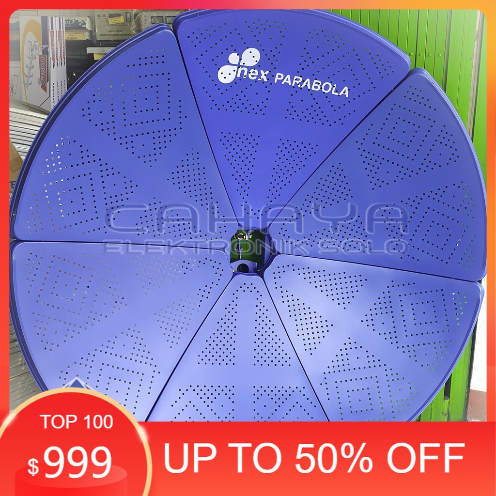 DK30S Dish Solid 4 feet 120cm Nex Parabola Galvanis Anti Karat Bolong C KU band