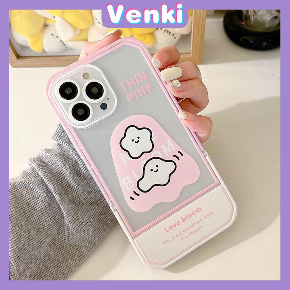 iPhone Case Acrylic Invisible Folding Stand Silicone Soft Case Shockproof Cover Camera Cloud Cute Cartoon Compatible For iPhone 11 Pro Max 13 Pro Max 12 Pro Max 7Plus xr XS Max