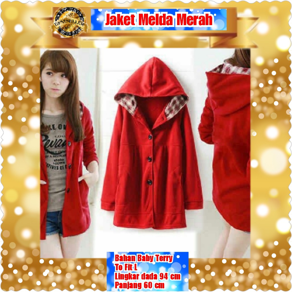 QFS JAKET MELDA / FIT TO L / NAVY / BIRU ELEKTRIK / MERAH / MAROON