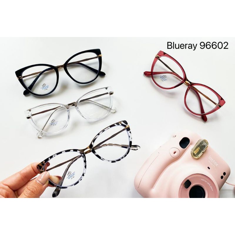 Frame Kacamata Wanita cat eye | kacamata Photocromic | kacamata minus | F 96602