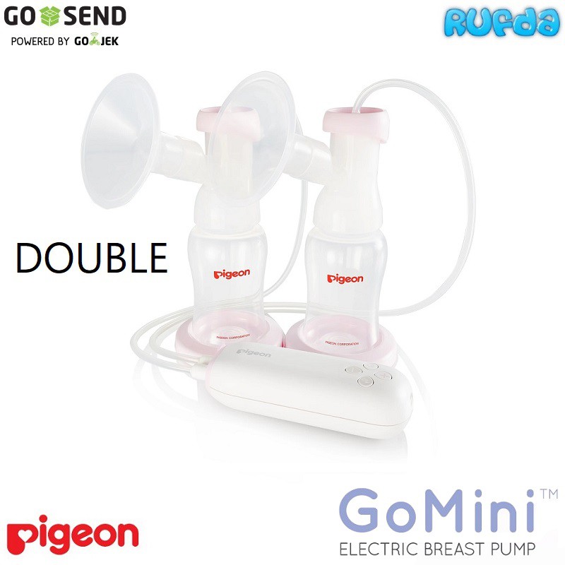 Pigeon GoMini Double Electric Breastpump Pompa ASI Go Mini Kecil Ringan Praktis