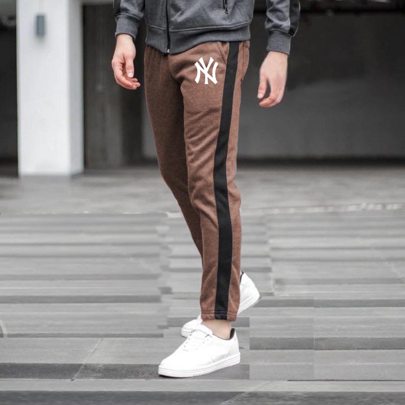 Lilipop.id Celana Joger Pria NY Newyork Training Jogger Olahraga Pants Yoga Gym