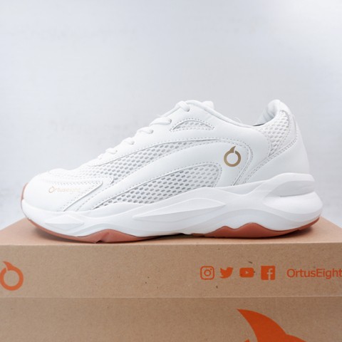 Sepatu Lari/Running Ortuseight Abyssus White Gold 11030066 Original BNIB