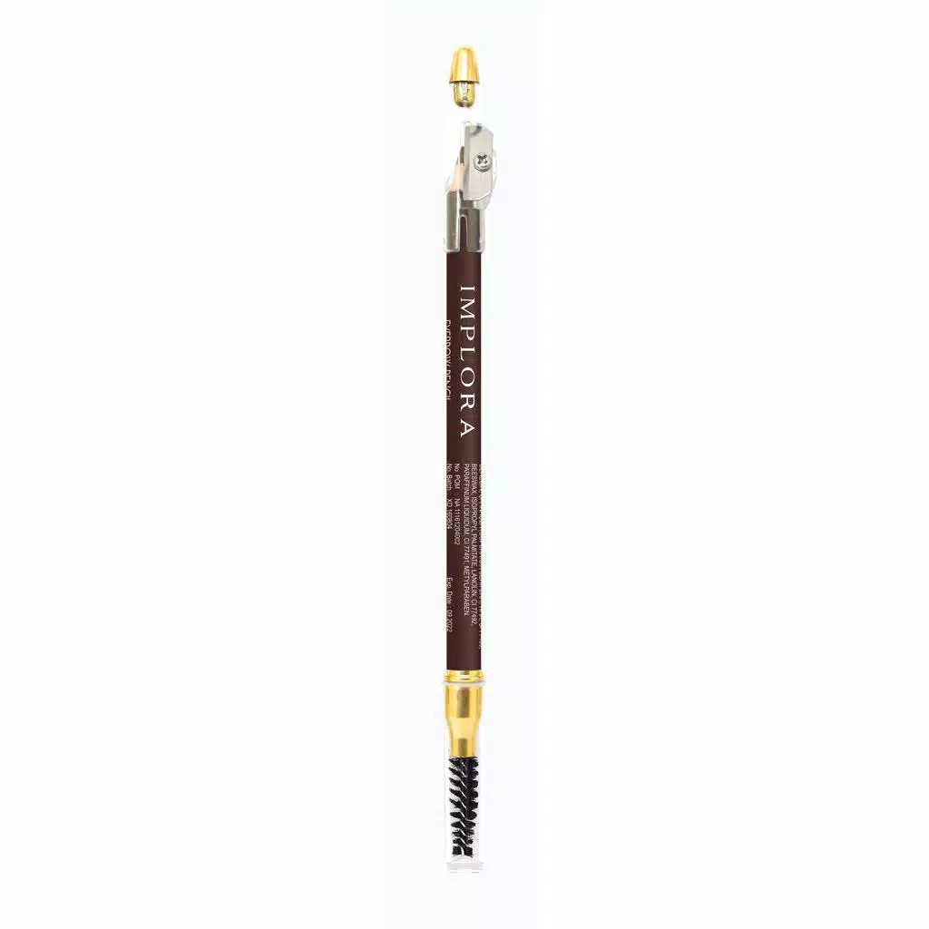 IMPLORA Pensil Alis 2in1Eyebrow Pencil Original BPOM 8gr ( PCS )