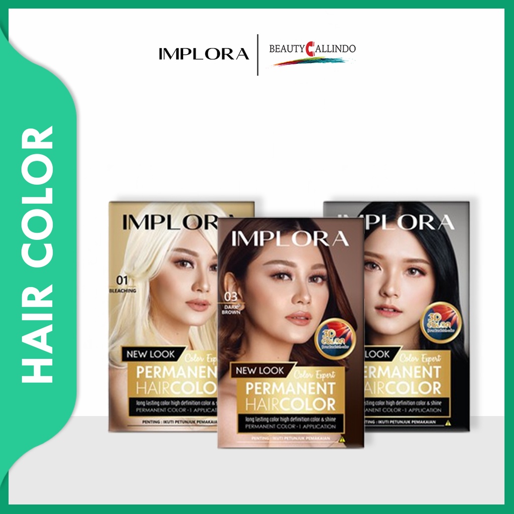 Implora Permanent Hair Color | Pewarna Rambut | Cat Rambut