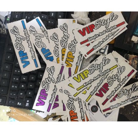 stiker VIP Style stiker motor mobil