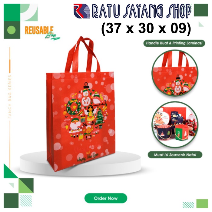 

GOODIE BAG CHRISTMAS| TAS NATAL LAMINASI (37X30X09)