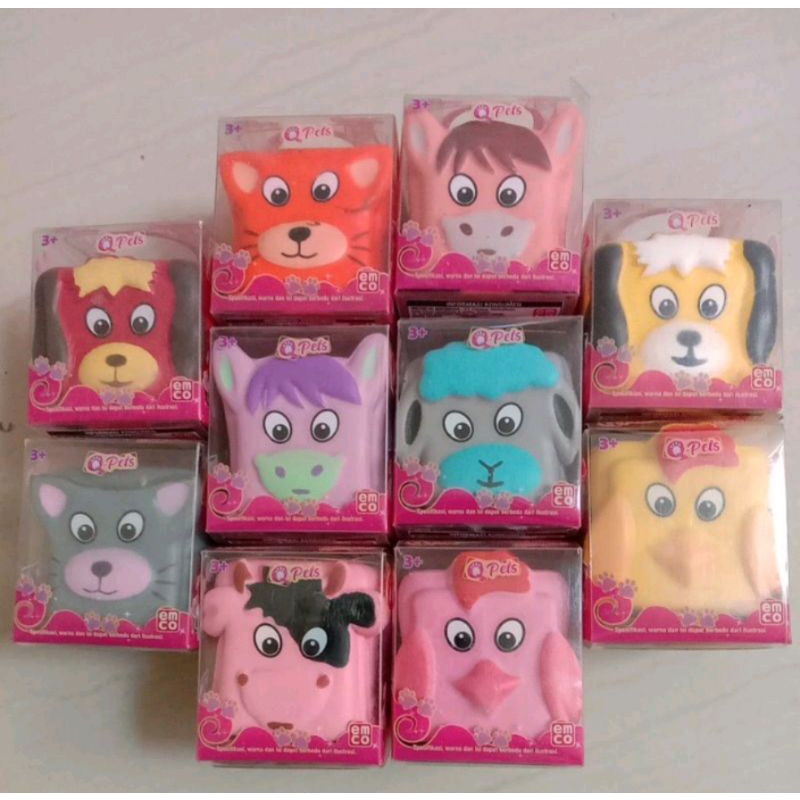 Squishy Q-pets produk Original dari EMCO