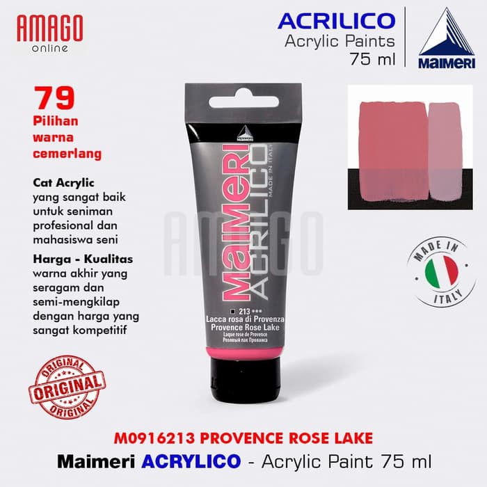 MAIMERI ACRILICO - ACRYLIC PAINT - PROVENCE ROSE LAKE - 75ML -M0916213