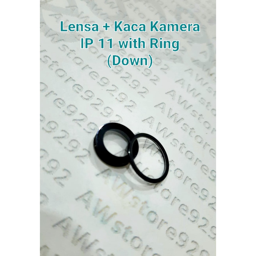 Camera Lens Lensa dan Kaca kamera belakang iPHONe 11 Down With Ring IP11 Down IP 11