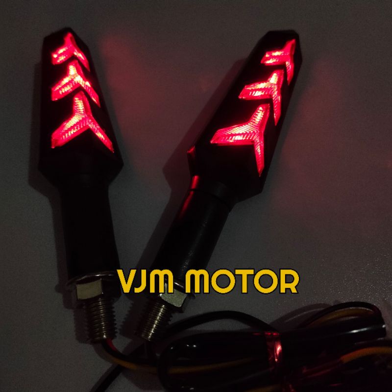 Lampu sen Vixion model Lamborghini Vario 125 Vario 150 ADV MX king Dll