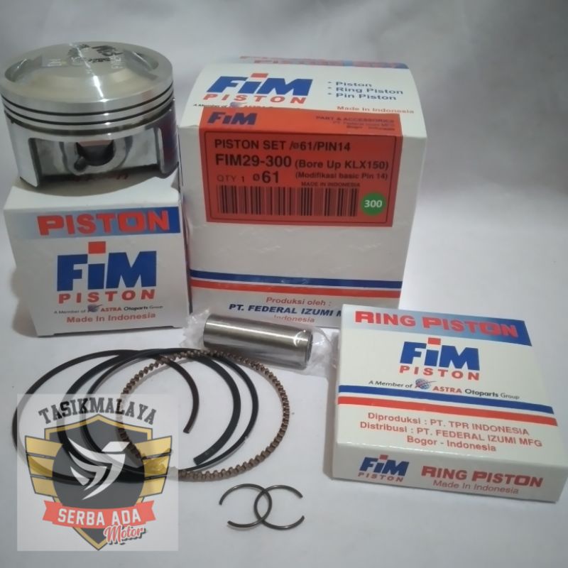 PISTON KIT FIM29 PISTON KLX PEN 14 DIAMETER 61-64