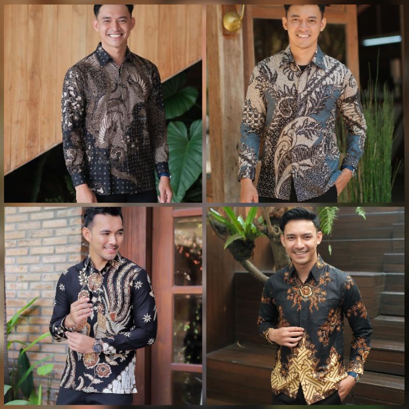 KEMEJA BATIK LENGAN PANJANG JIHAN MOCCA