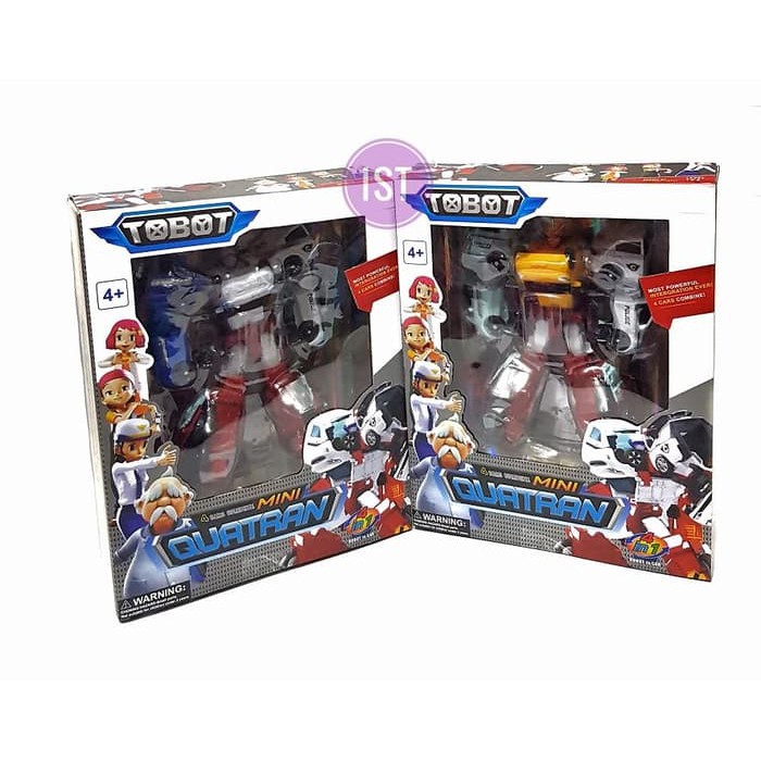 Tobot Quatran / Mainan Mini Tobot 4 Pcs