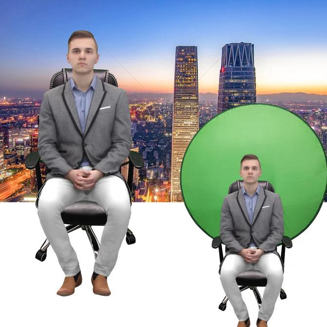 Green Screen Backdrops Photography Background Perlengkapan Youtuber Outlet.Seraa