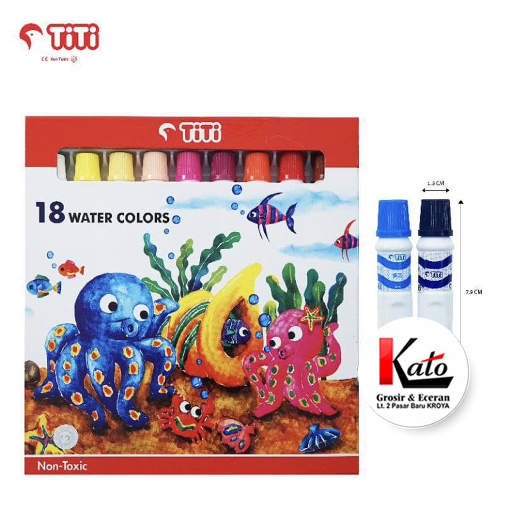 

TITI Water Colors 18pcs 6mlx18warna