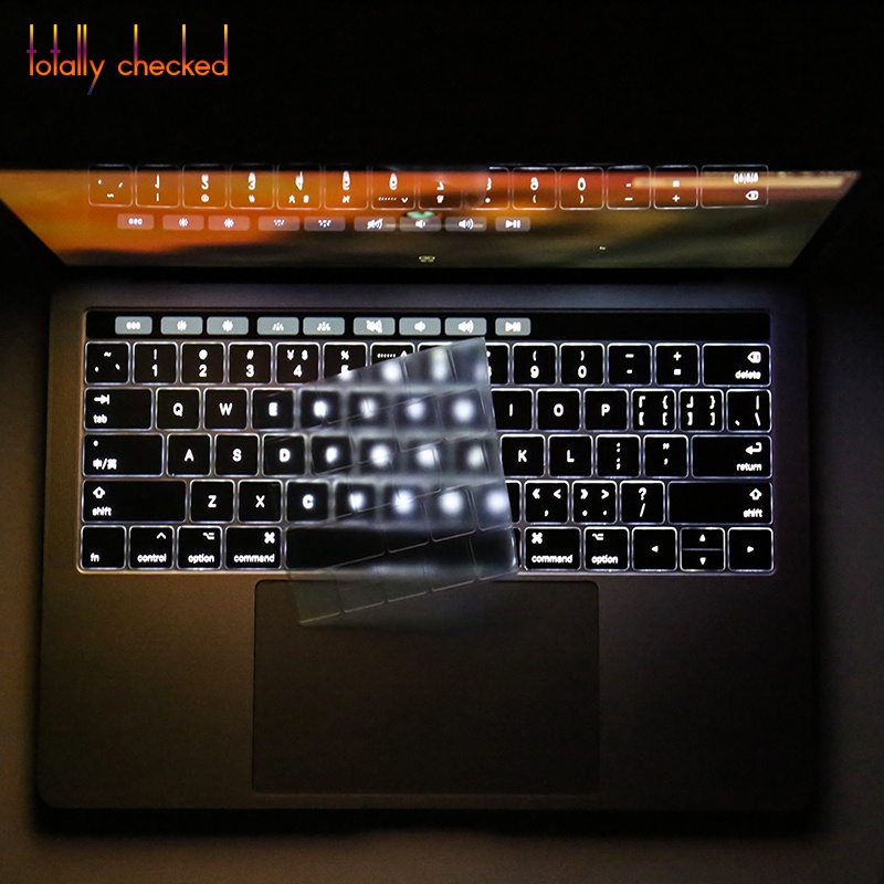 TPU Keyboard Cover for Macbook Air Pro Retina 13 15 17 - 4H8YF - Transparent