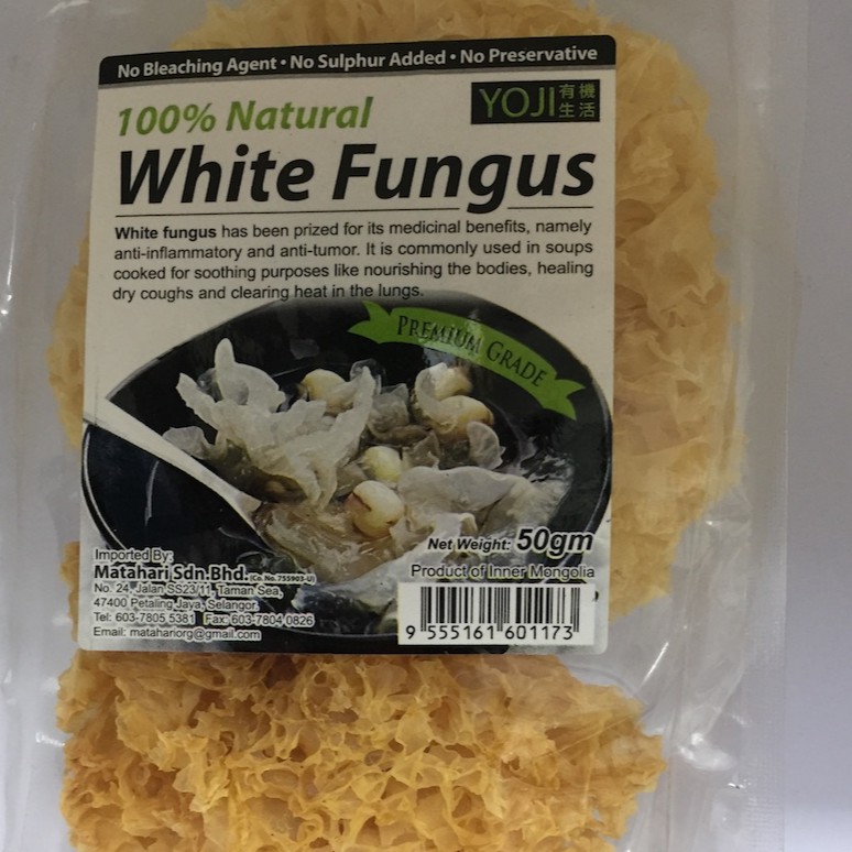 

Yoji 100% Natural White Fungus 50g