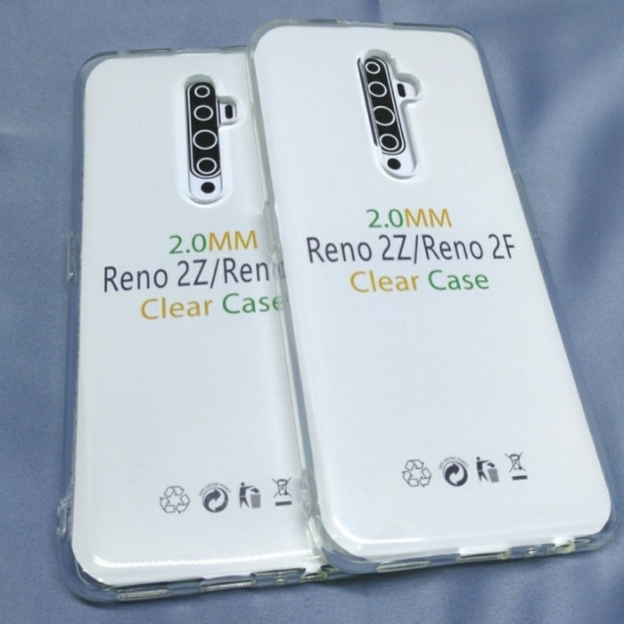 C/C- Softcase Clear Case Sillikon Kondom Case Bening Casing Oppo Reno 2F