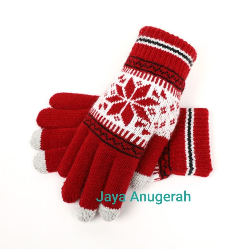 SARUNG TANGAN RAJUT WANITA IMPORT / SARUNG TANGAN / TOUCHSCREEN
