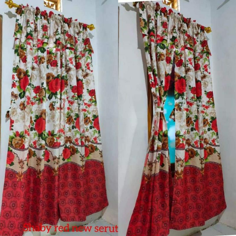 Gorden serut Shaby red new Mawar hijau new Line flower grey Samira green Batik bunga pink Mawar hita