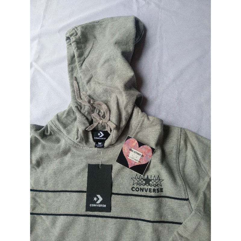 Hoodie Converse All Star Grey Original Murah