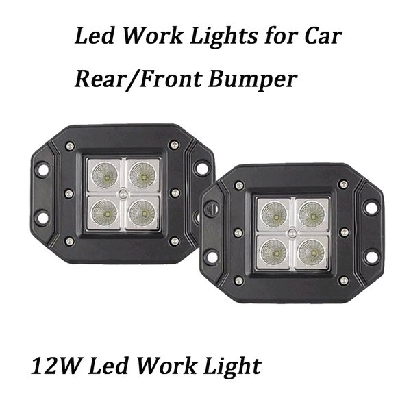 LAMPU LED .LED BUMPER.12WATT .LED TANAM.LEDBAR (PERLENGKAPAN OFFROAD)