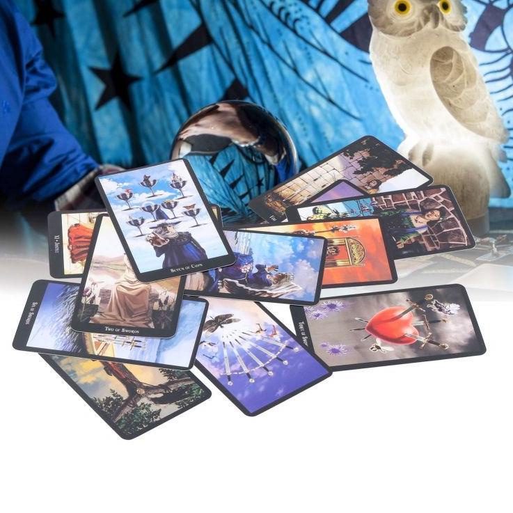 Murah Istimewa 78 Tarot Card Witch Oracle Cards Sealed Deck Divination Classic Tarot English Version