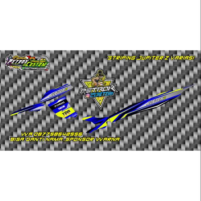 Striping Variasi jupiter Z Burhan Tema Road Race Racing