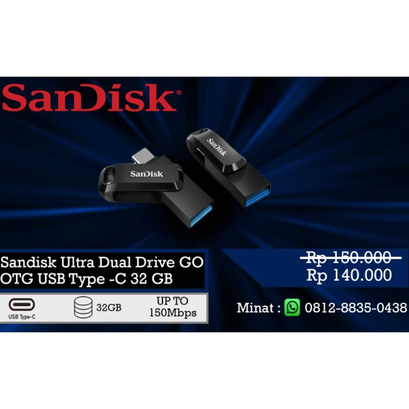 SANDISK ULTRA DUAL DRIVE GO USB TYPE-C